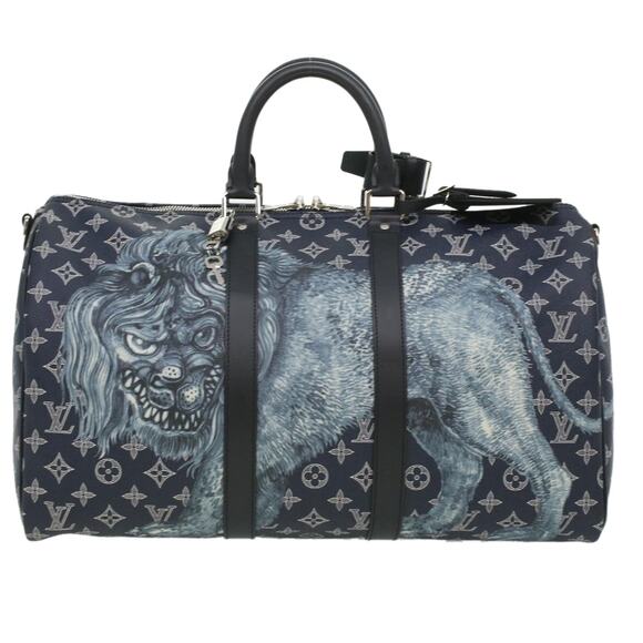 LOUIS VUITTON Monogram Savanna Keepall Bandouliere 45 Boston M54129 - Picture 13 of 16
